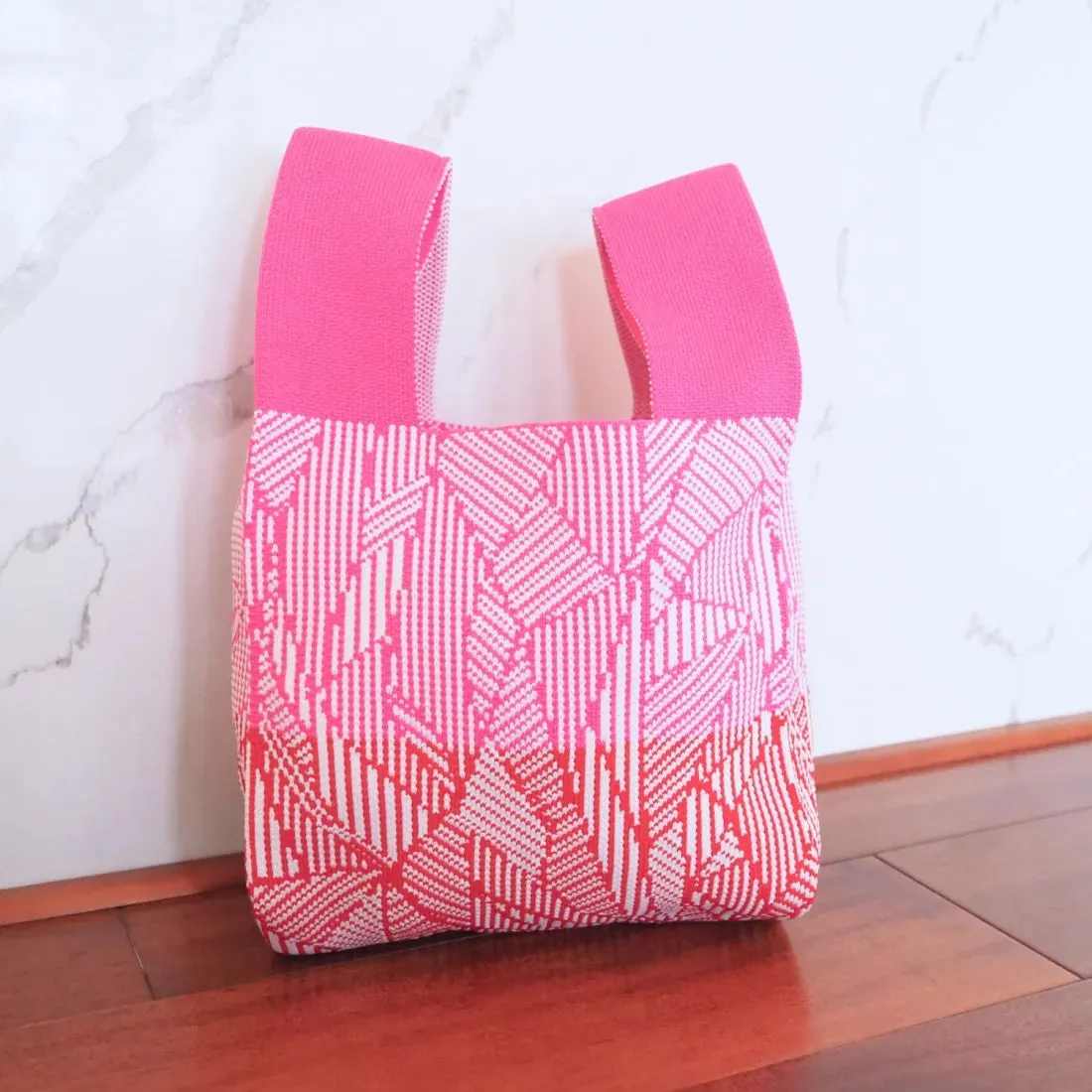 Horizon Pink Knot Bag