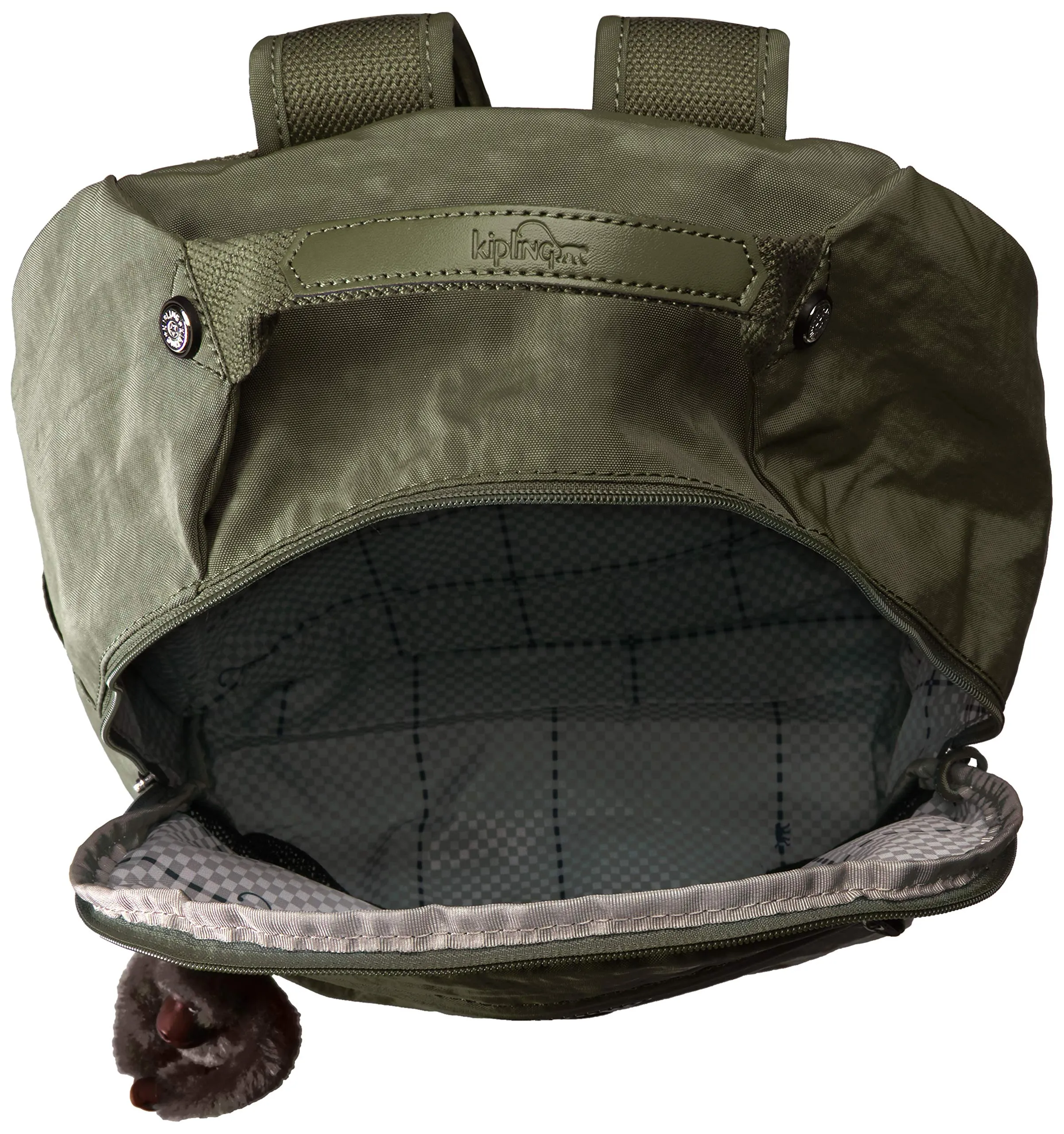 Kipling womens Micah Medium Laptop Backpack, Padded, Adjustable Backpack Straps, jaded green, One Size