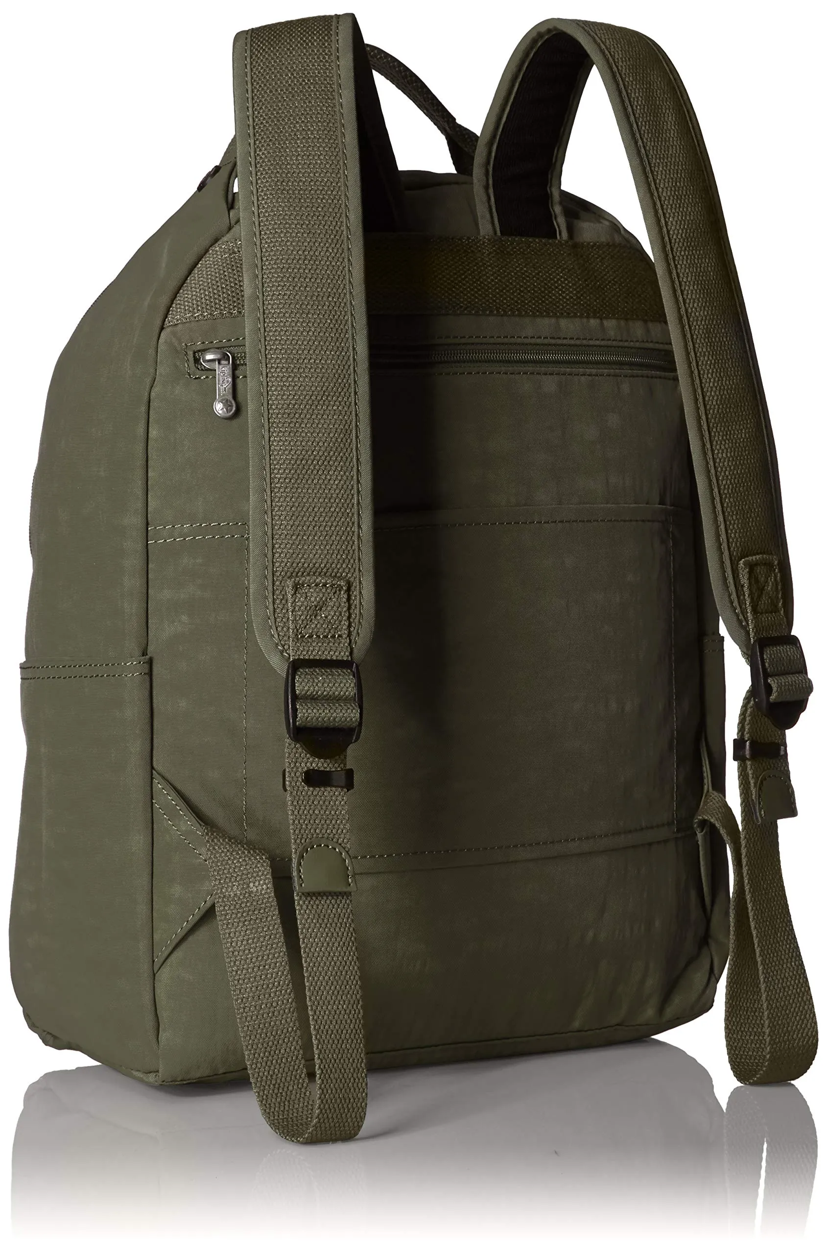 Kipling womens Micah Medium Laptop Backpack, Padded, Adjustable Backpack Straps, jaded green, One Size