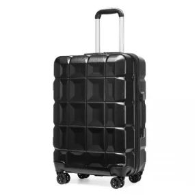 Kono 28 Inch Lightweight Hard Shell ABS Suitcase With TSA Lock - Black - Durable, Secure & Stylish Travel Companion