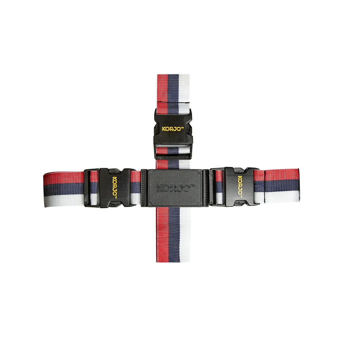 KORJO CROSSED LUGGAGE STRAPS