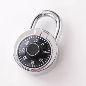 Kuber Industries Combination Padlock|Keyless Luggage Lock-Pack of 6 (Black)