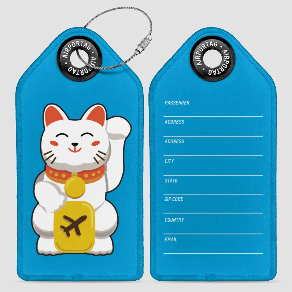 Lucky Cat - Luggage Tag