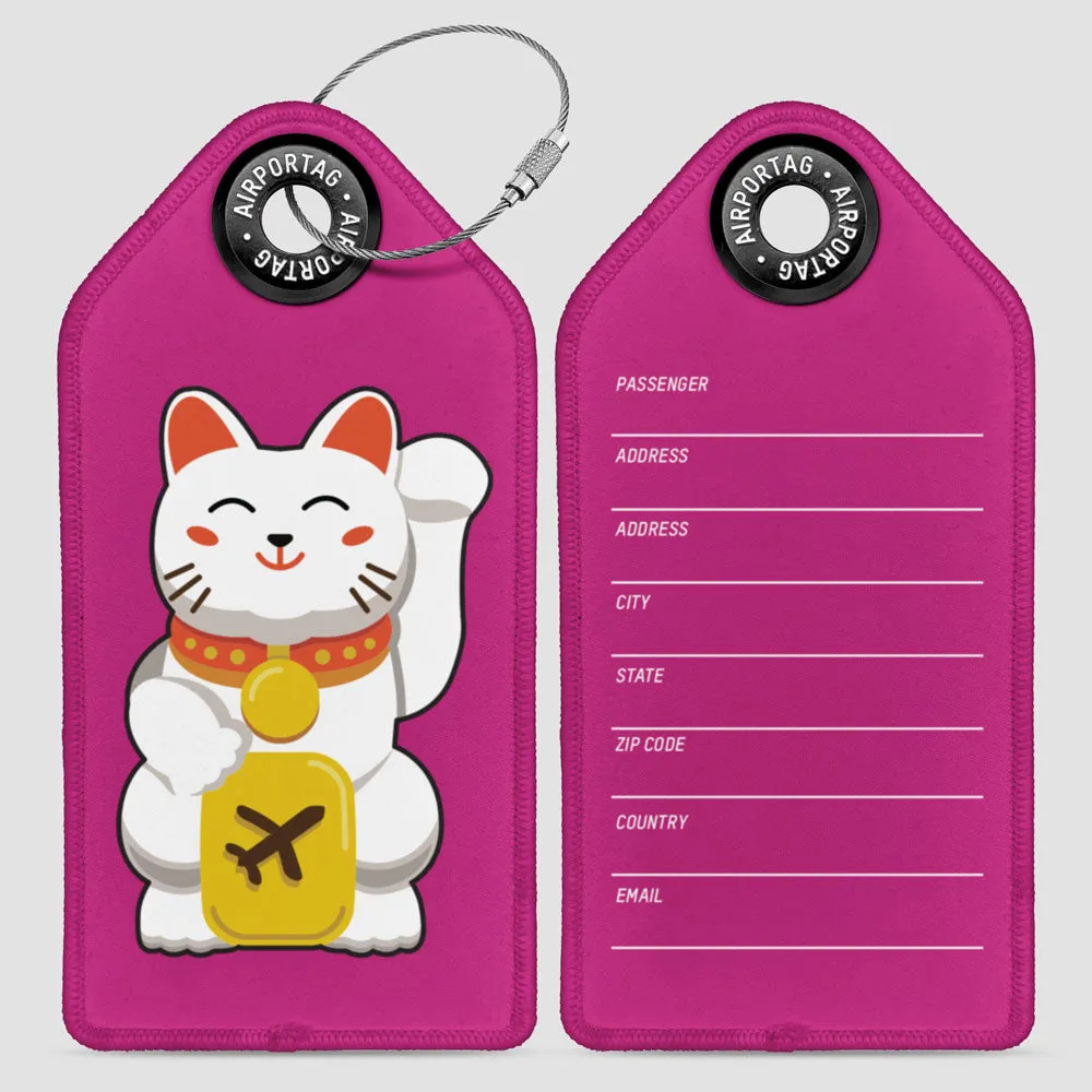 Lucky Cat - Luggage Tag