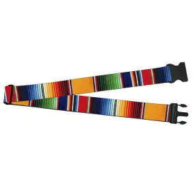 Luggage Strap - 2.0" - Zarape2 Vertical Multi Color Stripe