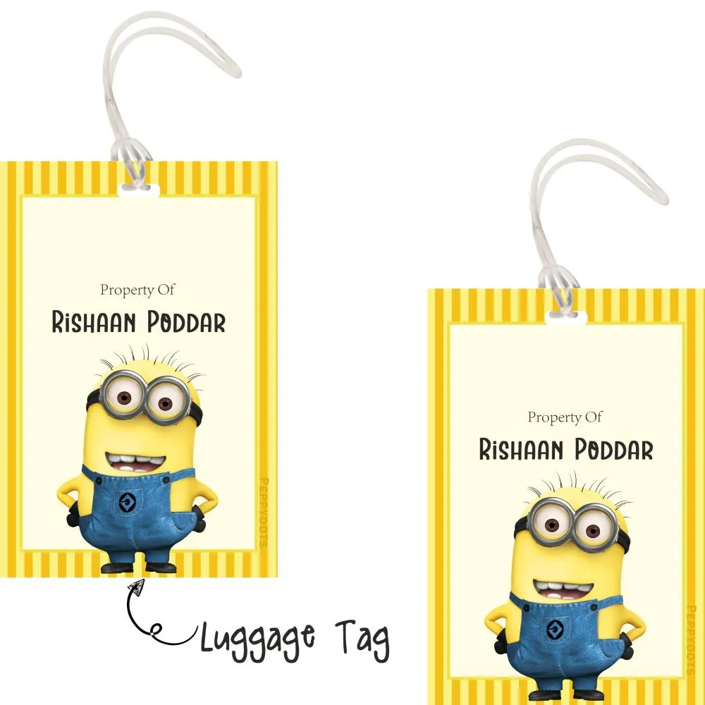 Luggage Tags -Minions- Pack of 2 Tags - PREPAID ONLY