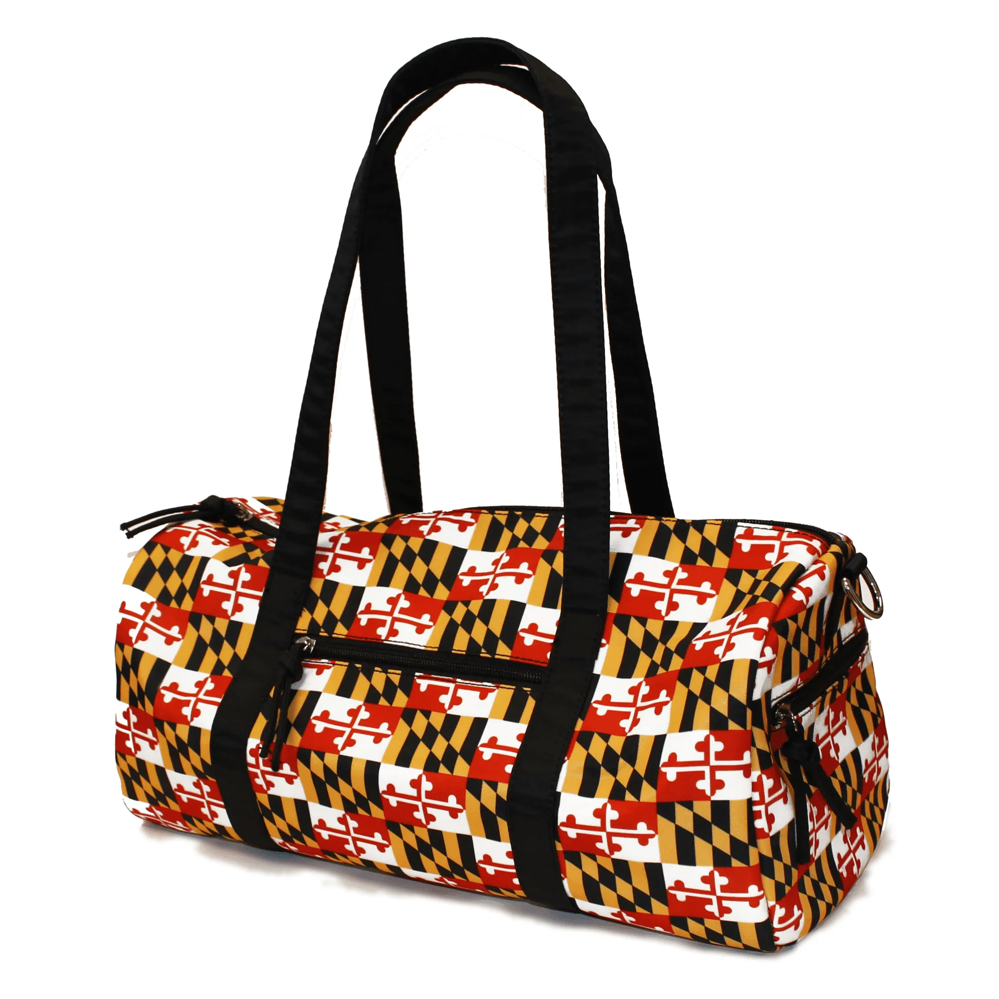 Maryland Full Flag Pattern with Black Straps / Duffel Bag
