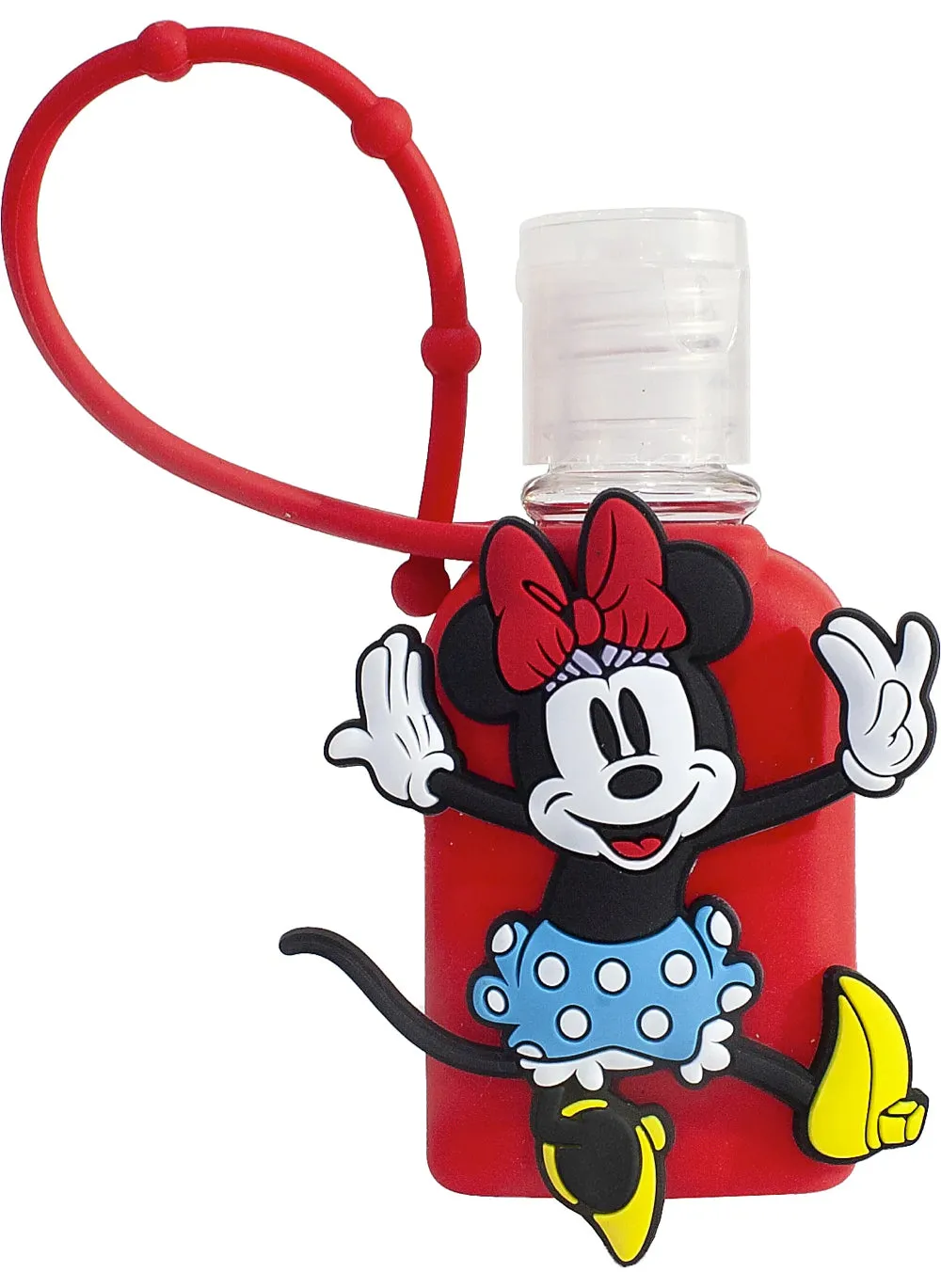 Mickey and Minnie Mouse Kids Hand Sanitizer Holder Sets with 1 oz Refillable Hand Sanitizer Bottles 2 Pack or 1 Pack