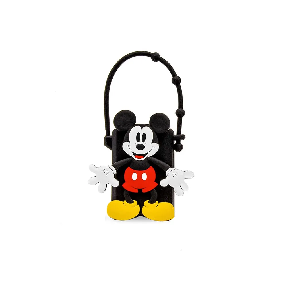 Mickey and Minnie Mouse Kids Hand Sanitizer Holder Sets with 1 oz Refillable Hand Sanitizer Bottles 2 Pack or 1 Pack