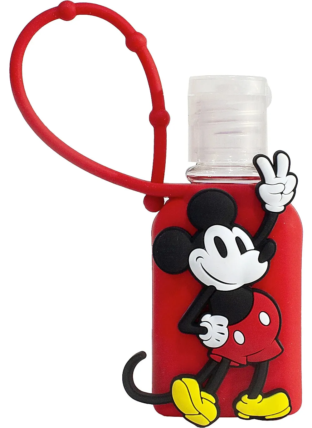 Mickey and Minnie Mouse Kids Hand Sanitizer Holder Sets with 1 oz Refillable Hand Sanitizer Bottles 2 Pack or 1 Pack