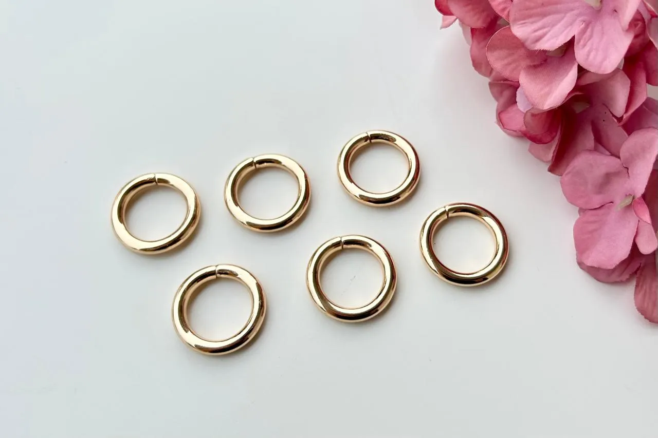 Multicolor Metal Round Rings For Bags