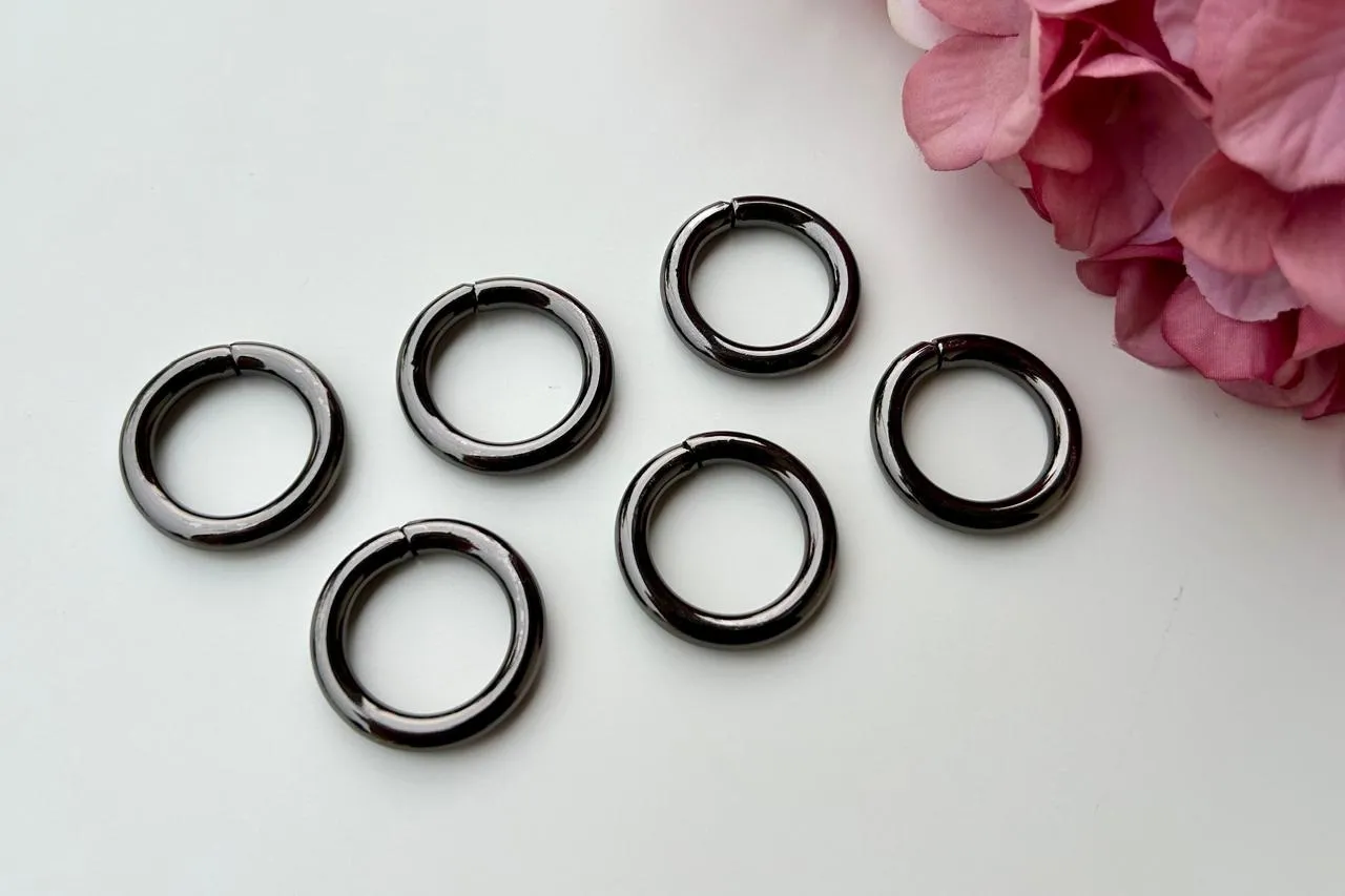 Multicolor Metal Round Rings For Bags