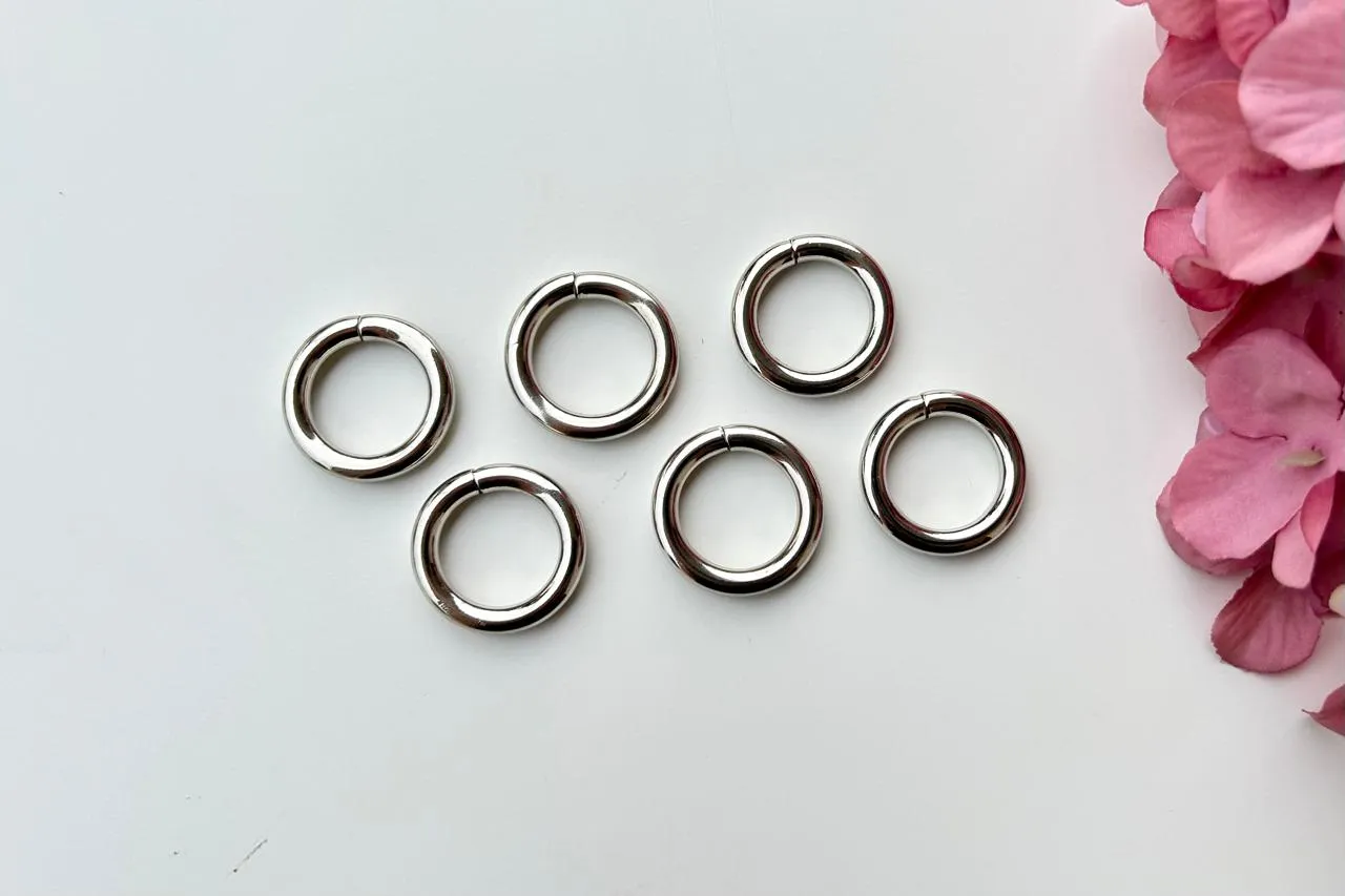 Multicolor Metal Round Rings For Bags