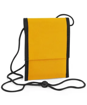 Mustard - Recycled cross body pouch