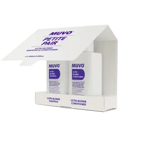 MUVO Ultra Blonde Shampoo and Conditioner 100ml Petite Pair