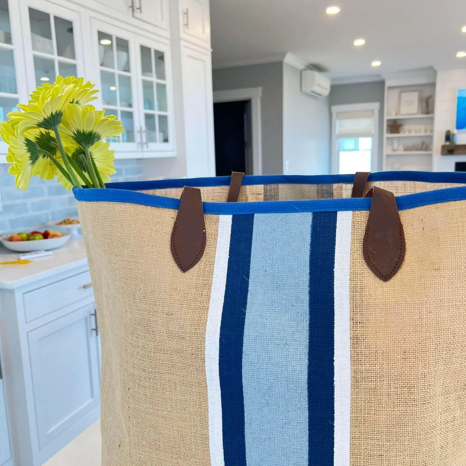Old Port Striped Tote
