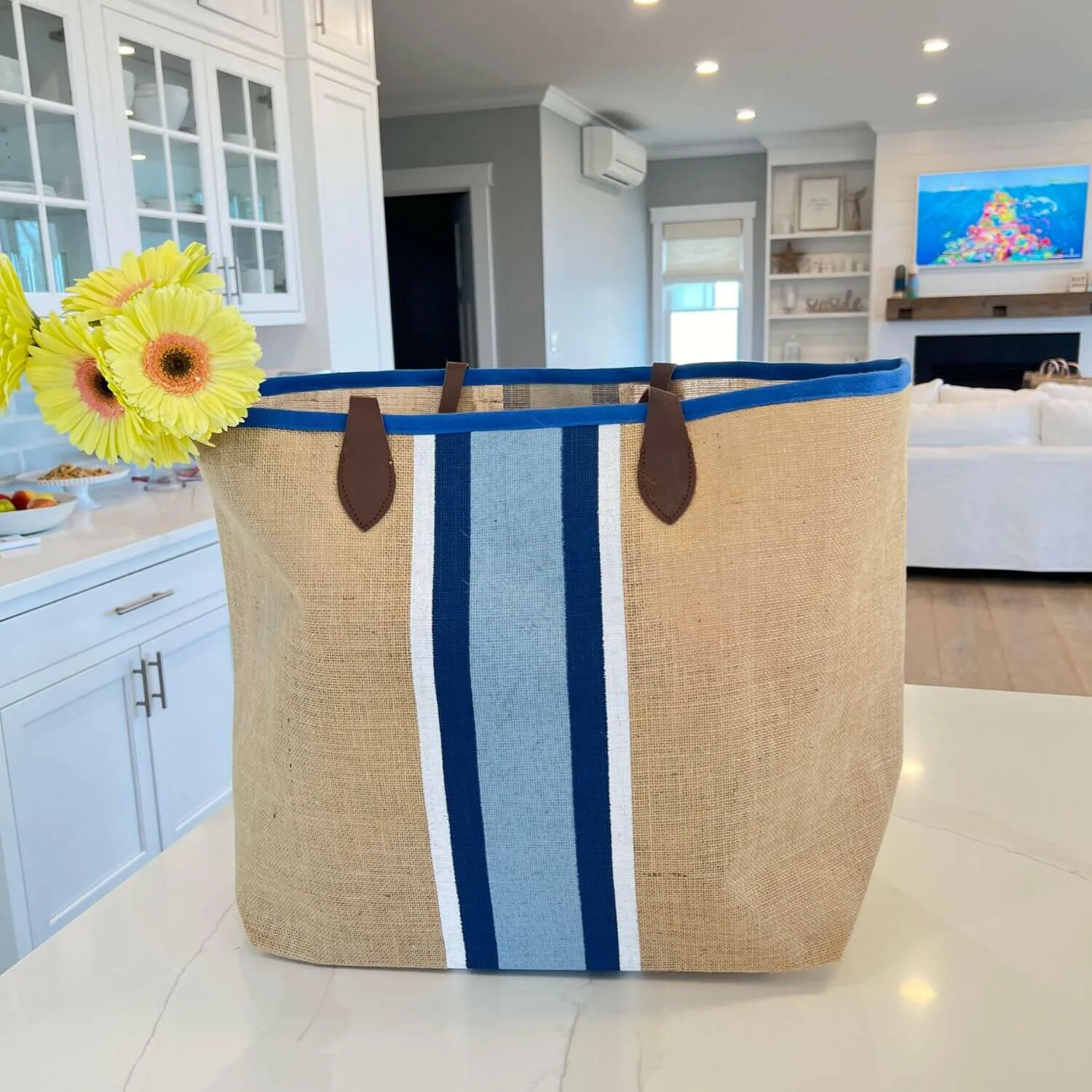 Old Port Striped Tote