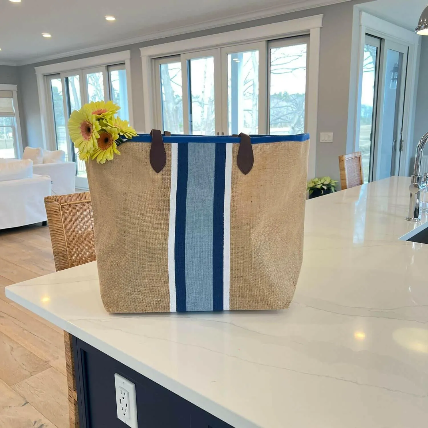 Old Port Striped Tote