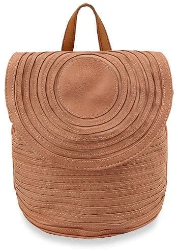 Pleated Design Fashion Backpack