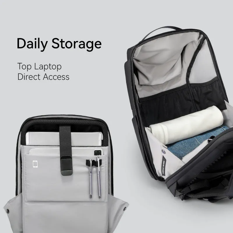 Polycom 2nd: Waterproof Backpack with Built-in USB for Travelling