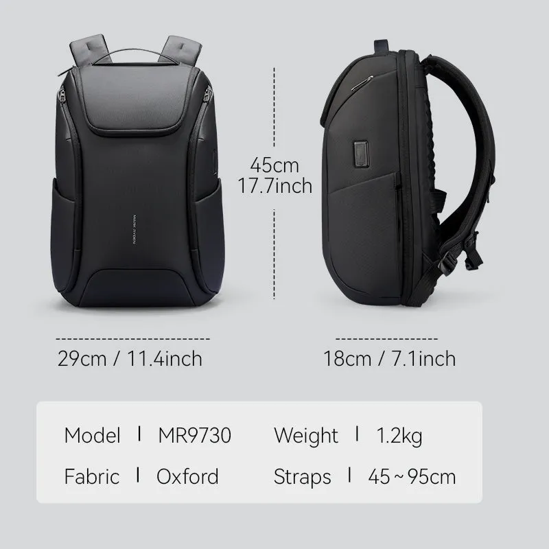 Polycom 2nd: Waterproof Backpack with Built-in USB for Travelling