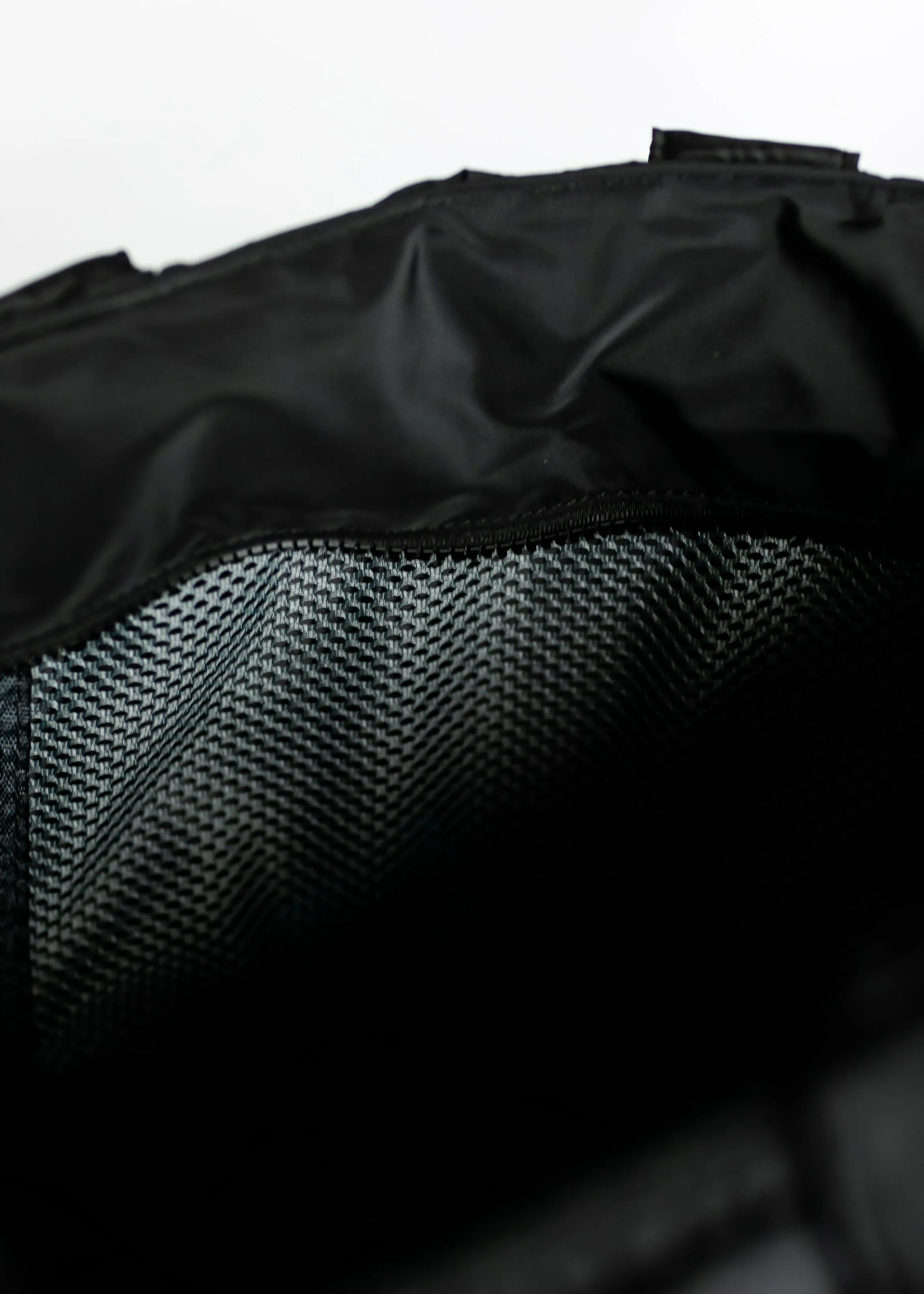 Quilted Nylon Large Tote Bag