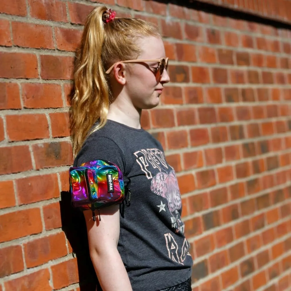 Rainbow Mini Backpack, Hands Free Bag For Small Stuff