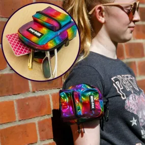 Rainbow Mini Backpack, Hands Free Bag For Small Stuff