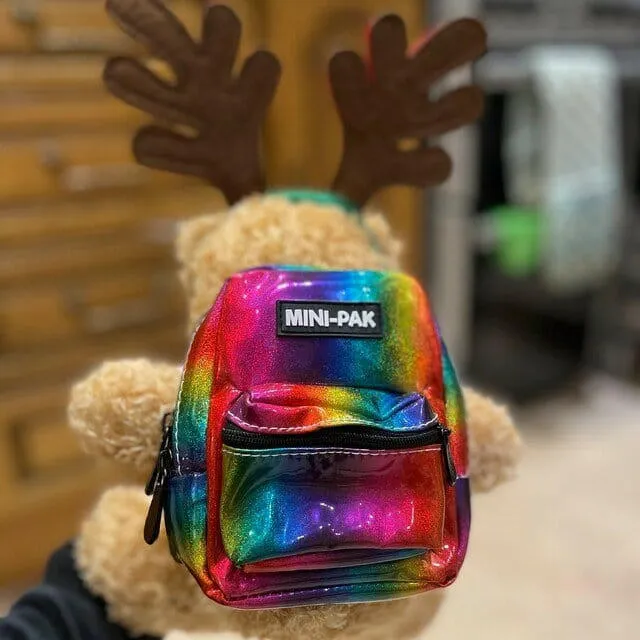 Rainbow Mini Backpack, Hands Free Bag For Small Stuff