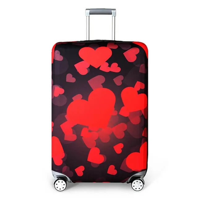Red Hearts | Standard Design | Luggage Suitcase Protective Cover