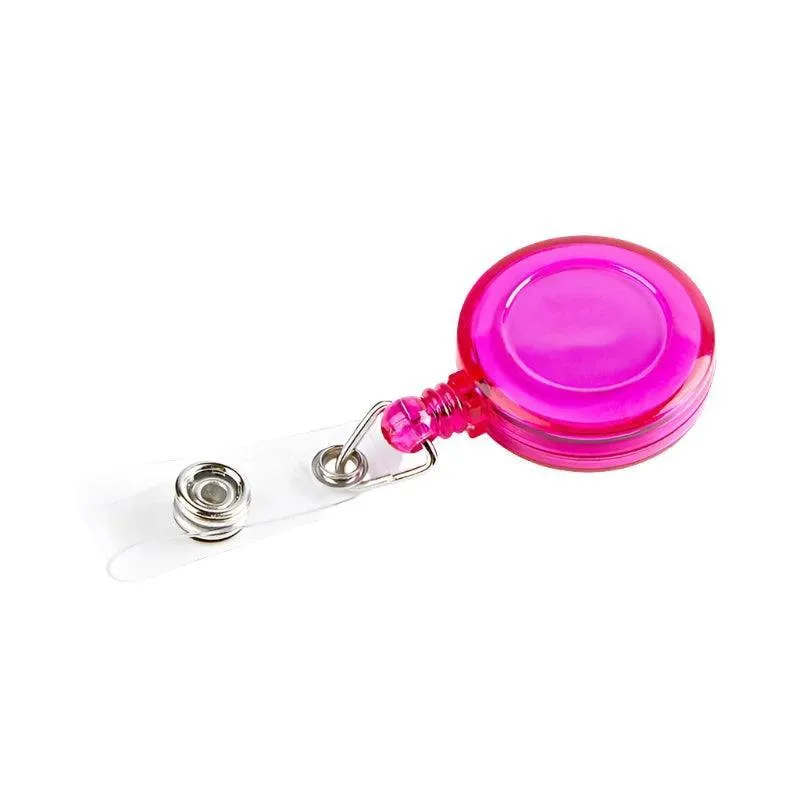 Retractable Badge Holder – Durable, Adjustable, and Convenient, Extends Up to 29.5in, Ideal for ID, Keys, and Badges, Available in Multiple Colors