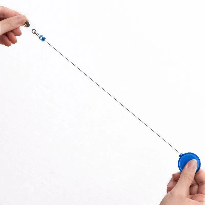 Retractable Badge Holder – Durable, Adjustable, and Convenient, Extends Up to 29.5in, Ideal for ID, Keys, and Badges, Available in Multiple Colors