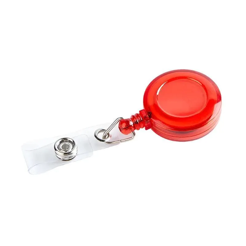 Retractable Badge Holder – Durable, Adjustable, and Convenient, Extends Up to 29.5in, Ideal for ID, Keys, and Badges, Available in Multiple Colors