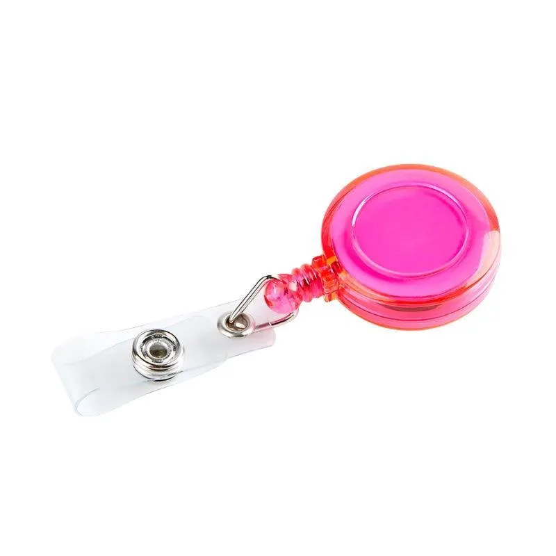 Retractable Badge Holder – Durable, Adjustable, and Convenient, Extends Up to 29.5in, Ideal for ID, Keys, and Badges, Available in Multiple Colors