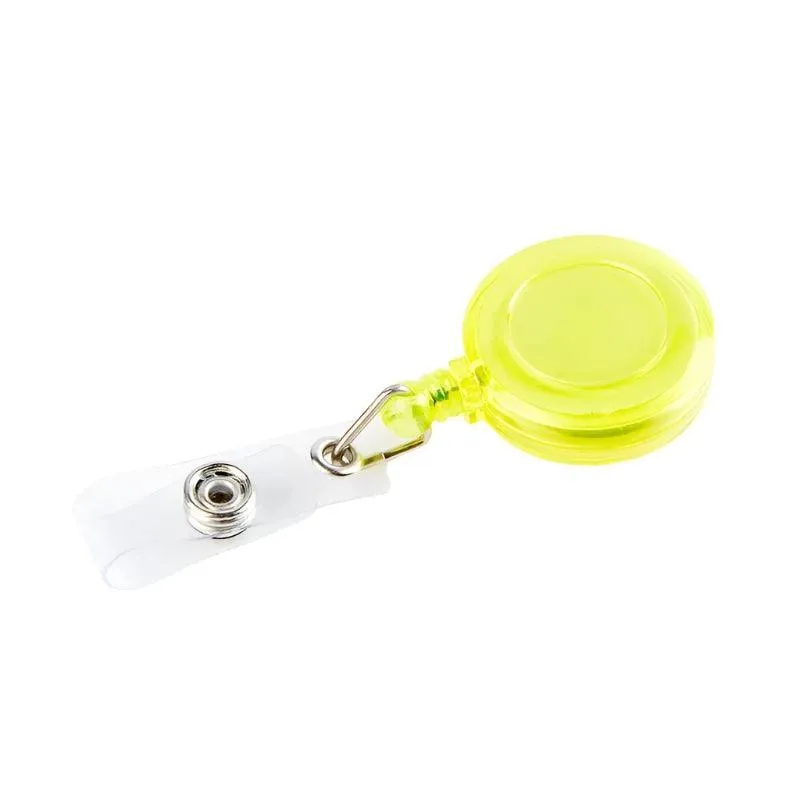 Retractable Badge Holder – Durable, Adjustable, and Convenient, Extends Up to 29.5in, Ideal for ID, Keys, and Badges, Available in Multiple Colors