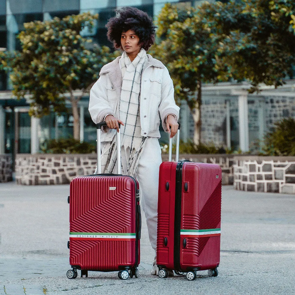 Roma Hardshell Luggage Set on 360° Spinner Wheels with TSA Lock - Roma Design