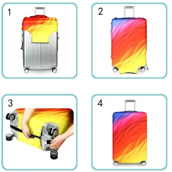 SURF Bear | Standard Design | Luggage Suitcase Protective Cover