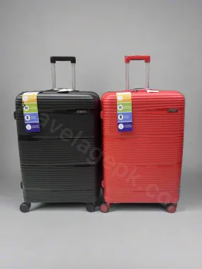Swiss Polypropylene Unbreakable luggage (SKD Units) - Black & Red