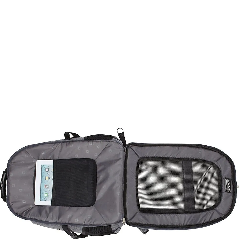 SwissGear Travel Gear 5977 Scansmart TSA Laptop Backpack for Travel, School & Business - Fits 17 Inch Laptop - (Grey)