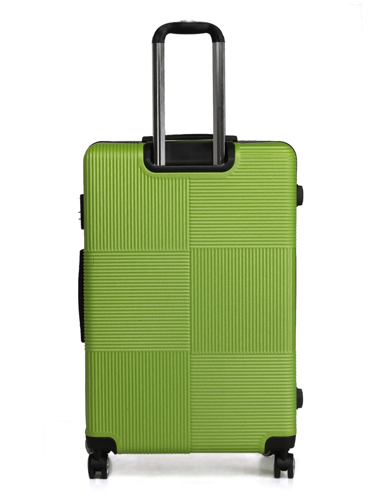 Teakwood Unisex Green Trolley Bag - Medium