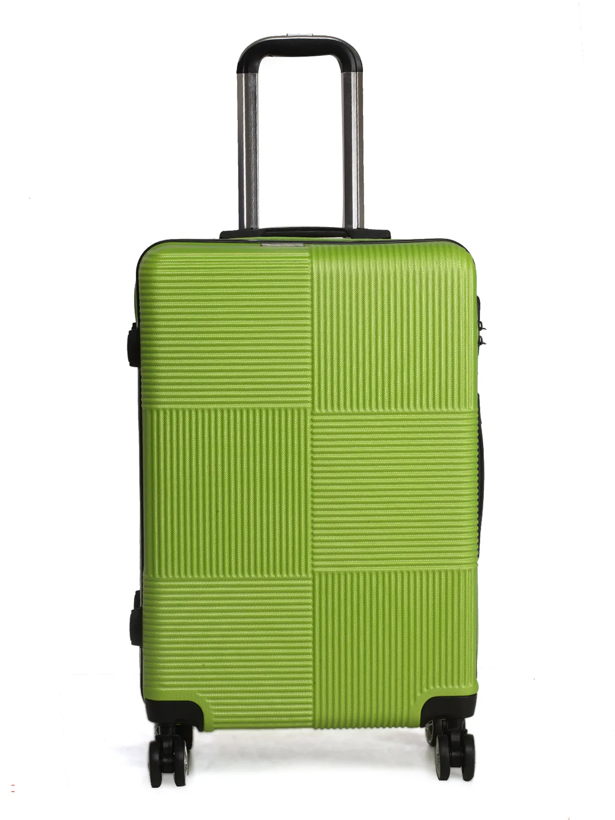 Teakwood Unisex Green Trolley Bag - Medium