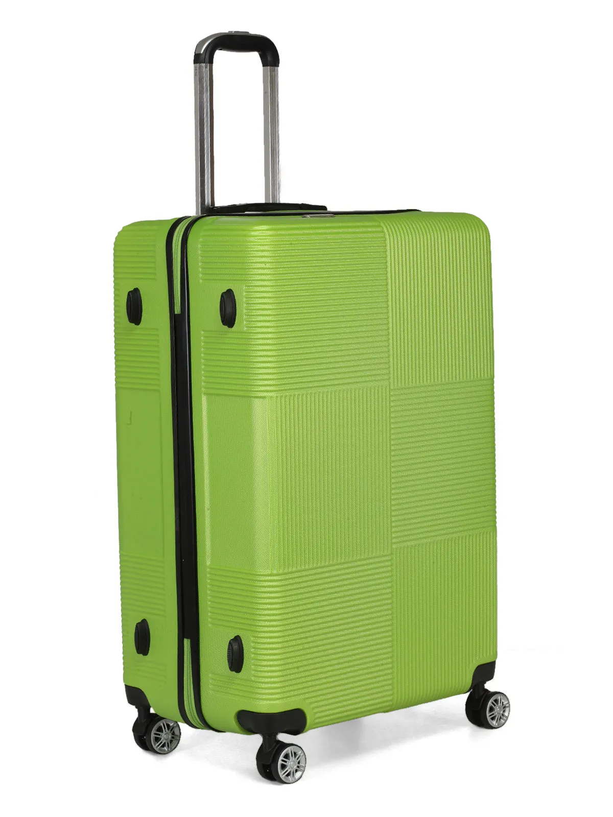Teakwood Unisex Green Trolley Bag - Medium