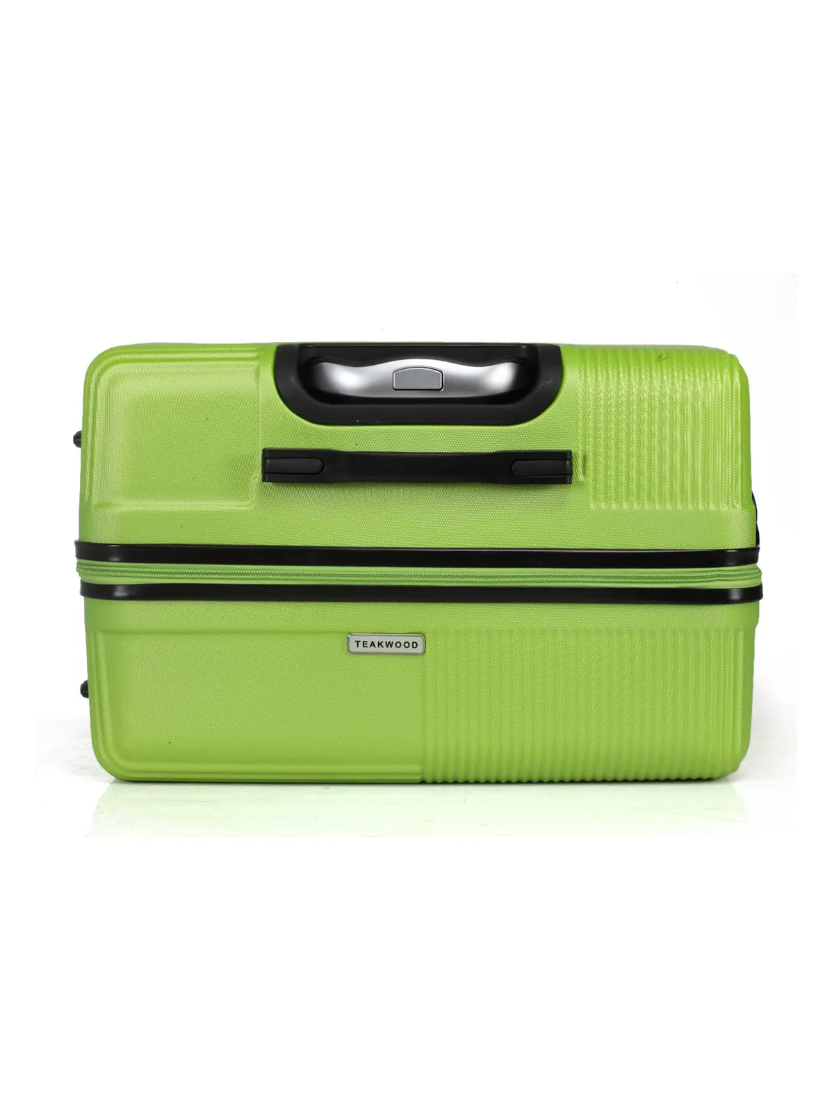 Teakwood Unisex Green Trolley Bag - Medium