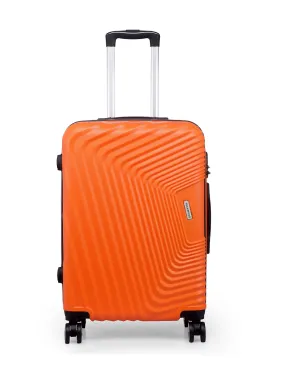 Teakwood Unisex Orange Trolley Bag - Medium