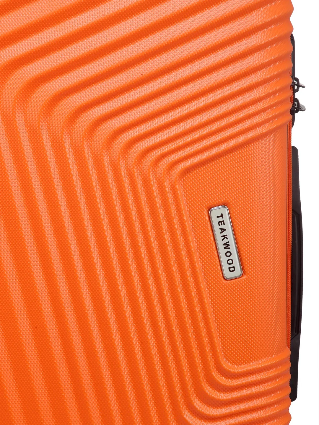 Teakwood Unisex Orange Trolley Bag - Medium