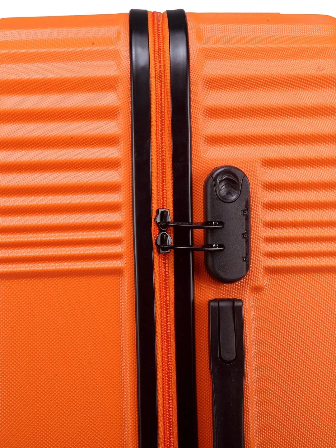 Teakwood Unisex Orange Trolley Bag - Medium