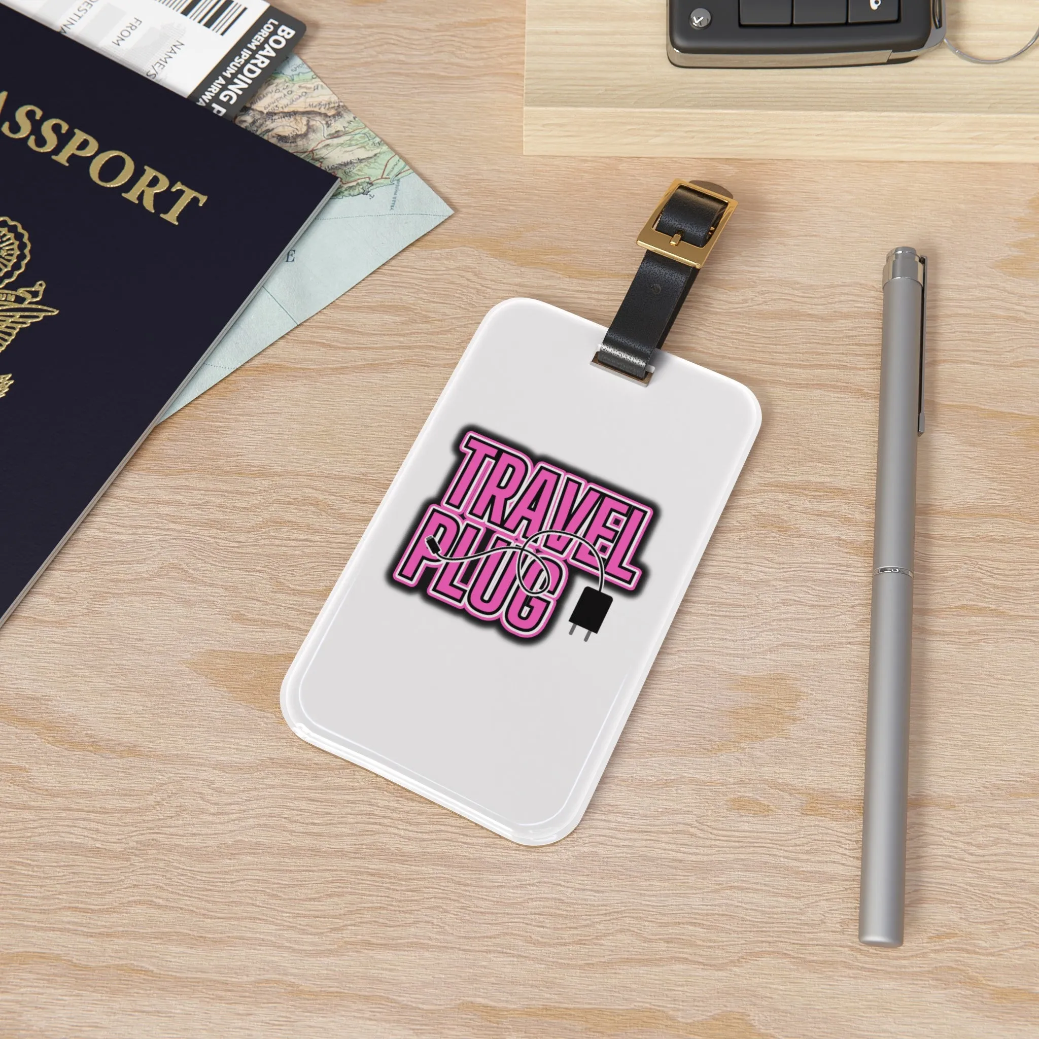 Travel Plug Luggage Tag