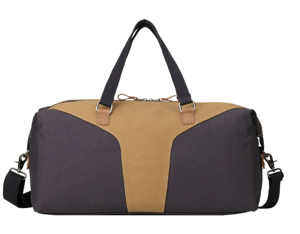 Troop London Navy and Camel Heritage Travel Holdall