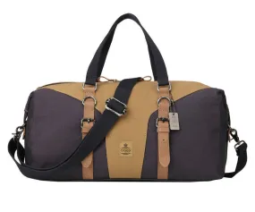 Troop London Navy and Camel Heritage Travel Holdall
