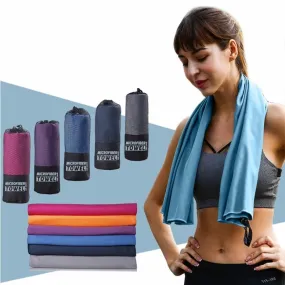 Ultra-Soft Quick-Drying Microfiber Towel Lightweight for Gym Swimming Yoga